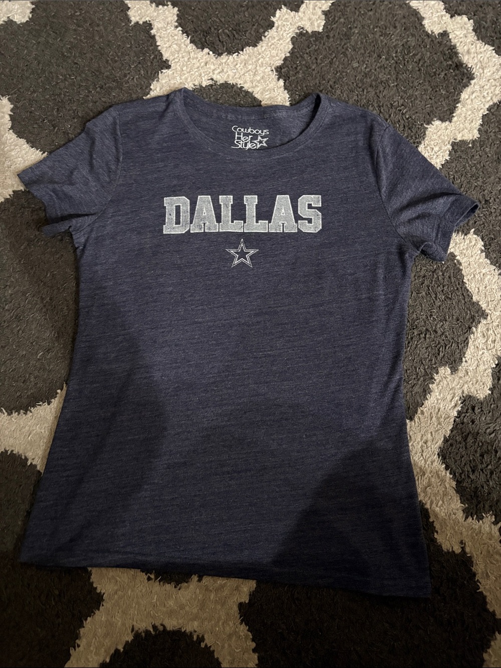 NFL Dallas Navy Blue Short Sleeve Tee